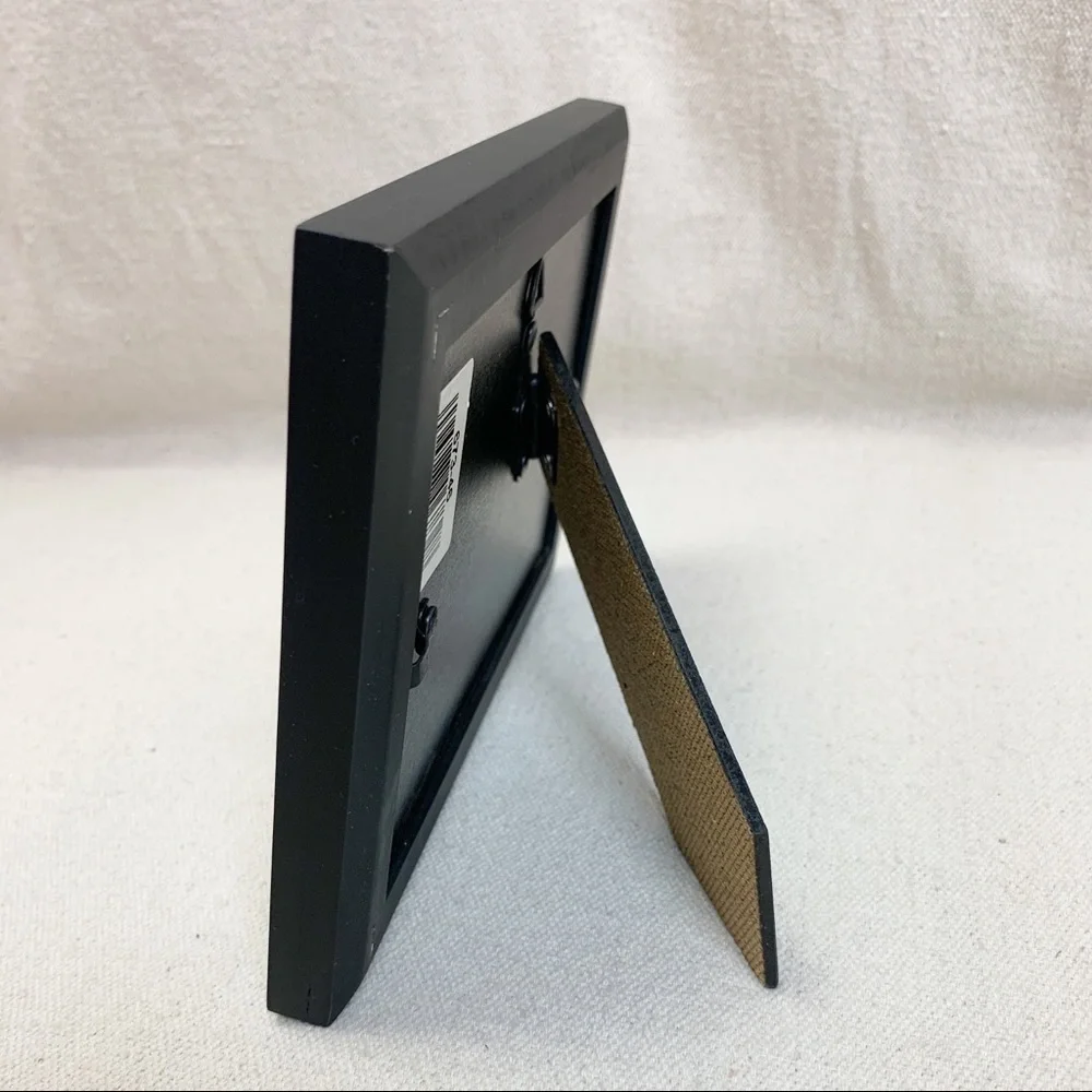 Simple Black Wood Frame Hang or Tabletop